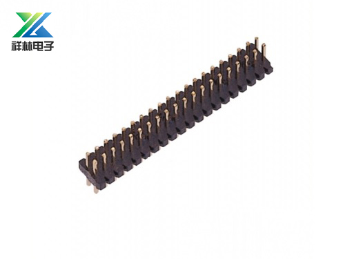 1.27排针 双排 单塑双塑 180度